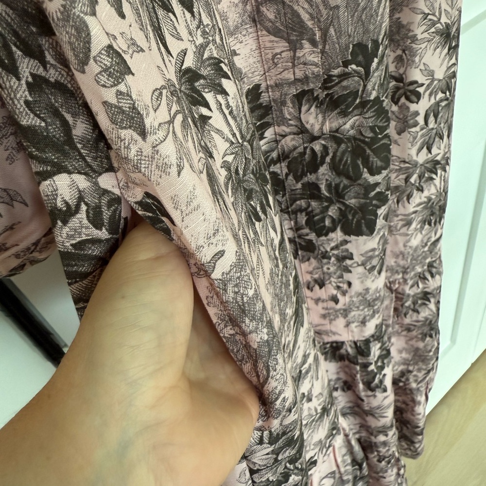 Tuckernuck Lilac Pink Pressed Powder Toile Lyles Dress - Picture 3 of 10